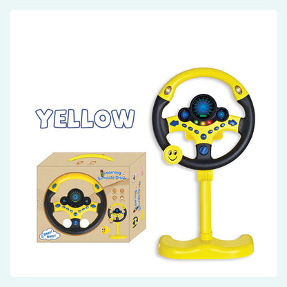 Co-pilot steering wheel toy