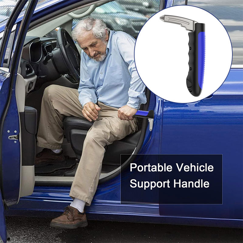 Car door armrest safety hammer