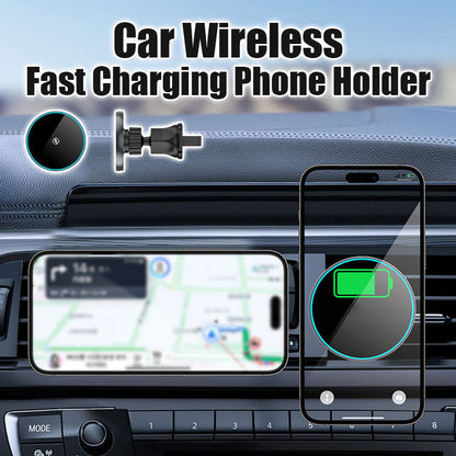 Magsafe Car Mount Wireless Fast Charger (iphone 12-15)