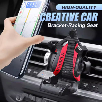 Car air outlet retractable mobile phone holder