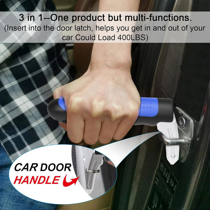 Car door armrest safety hammer