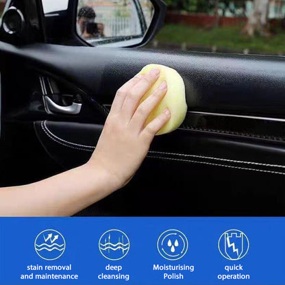 Car Interior Leather Care Cleaning Cream(Free cleaning sponge)