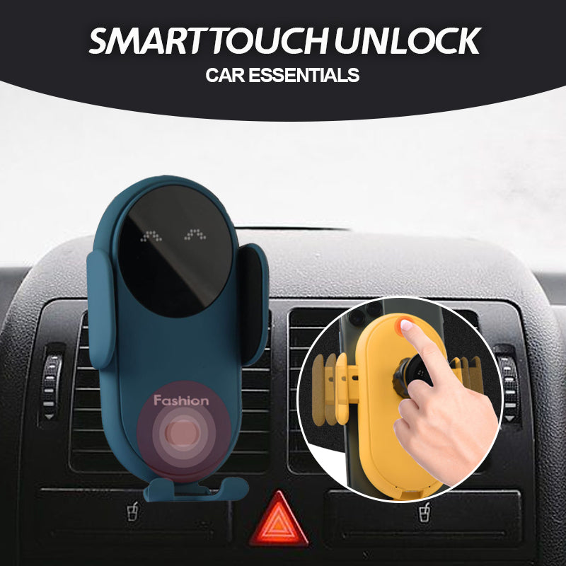 Car wireless charging automatic grip bracket