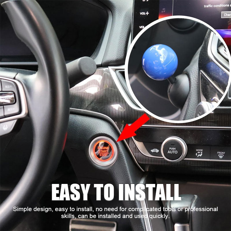 Car one-touch start rocker device