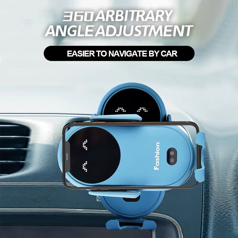 Car wireless charging automatic grip bracket