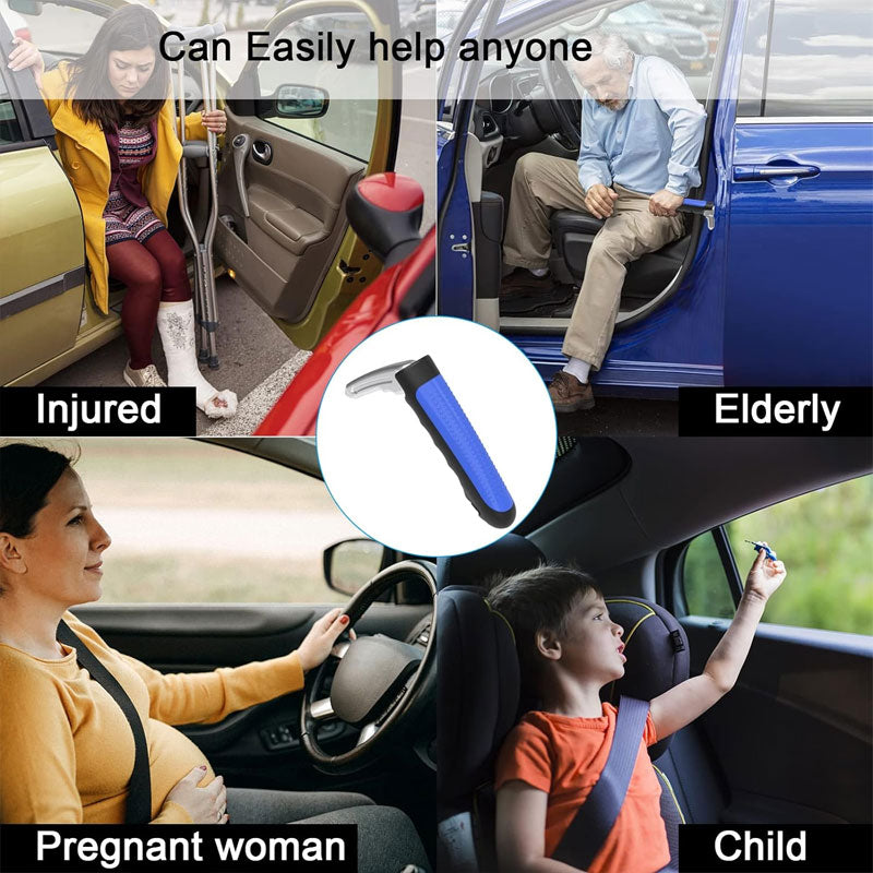 Car door armrest safety hammer