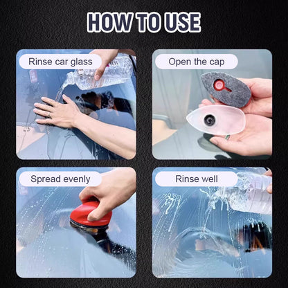 Car glass cleaning brush