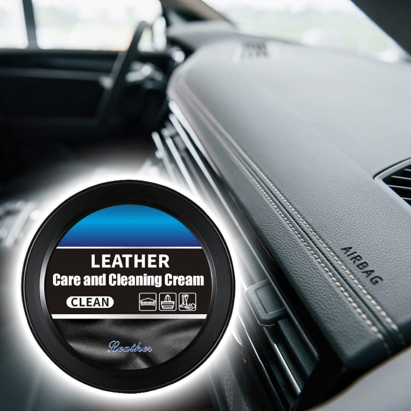 Car Interior Leather Care Cleaning Cream(Free cleaning sponge)