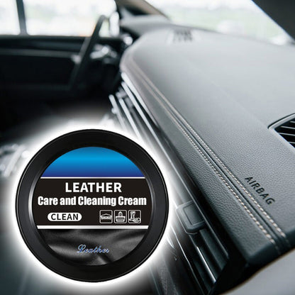 Car Interior Leather Care Cleaning Cream(Free cleaning sponge)