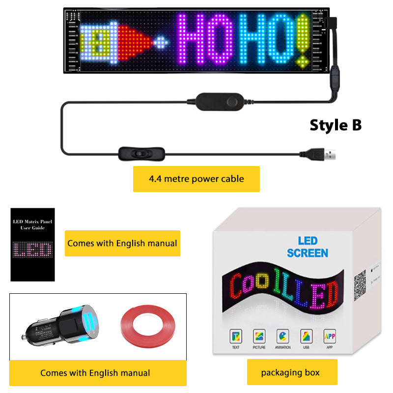 Customizable Car LED Displays