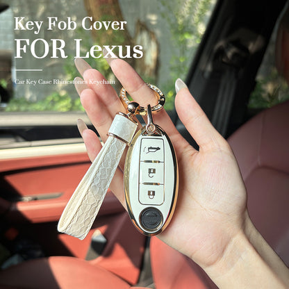 Lexus Car Key Case Rhinestones Keychain